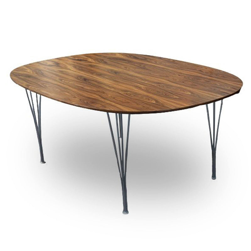 Table Super-Elliptique en palissandre 180cm de Jacobsen, Hein et Mathsson - Fritz Hansen - Vintage-The Woods Gallery