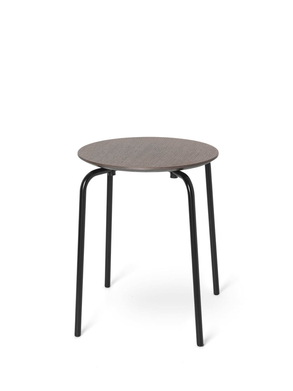 Tabouret Herman - Ferm Living-Pieds Noir-Chêne teinté foncé-The Woods Gallery