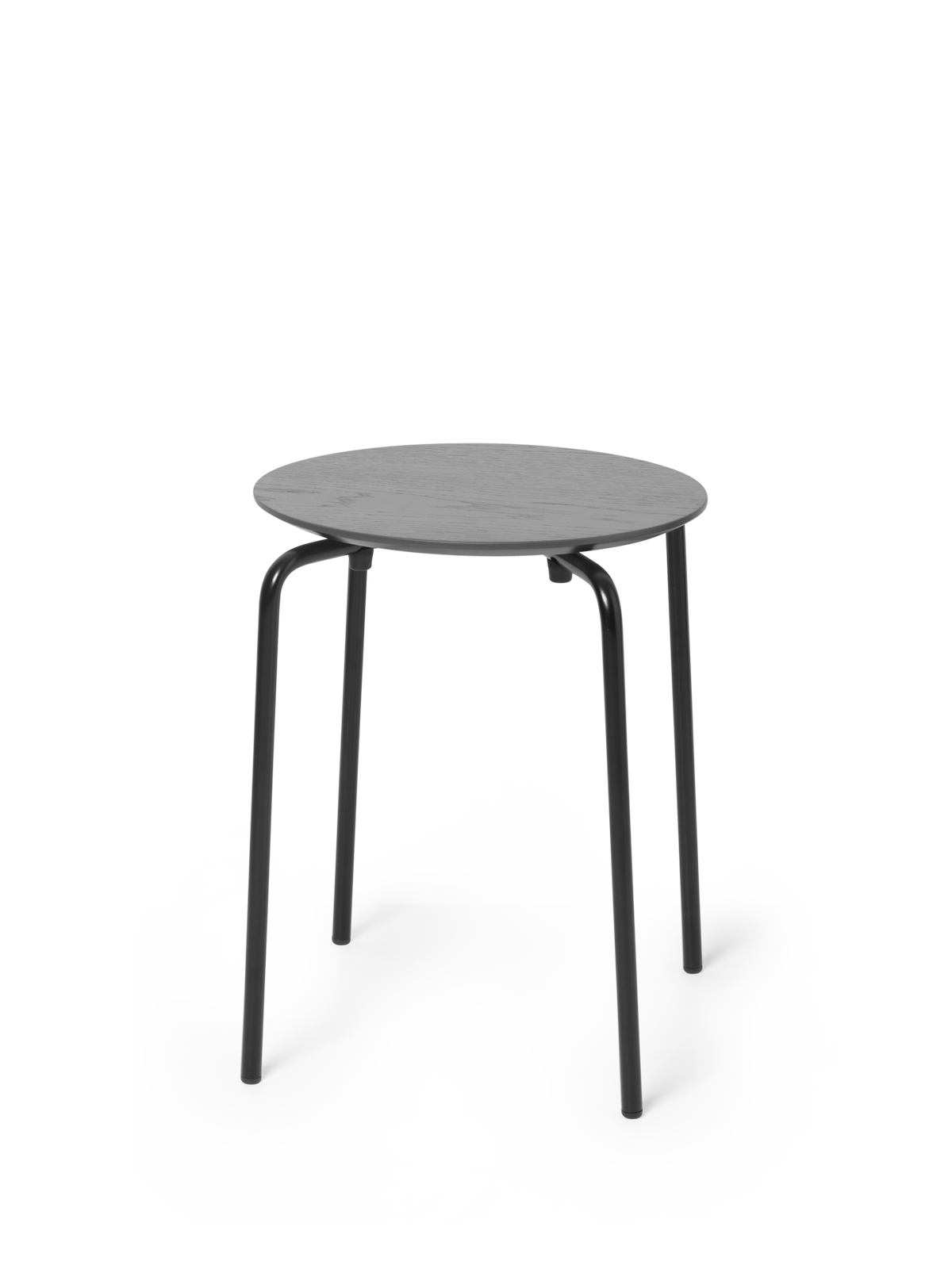 Tabouret Herman - Ferm Living-Pieds Noir-Gris-The Woods Gallery