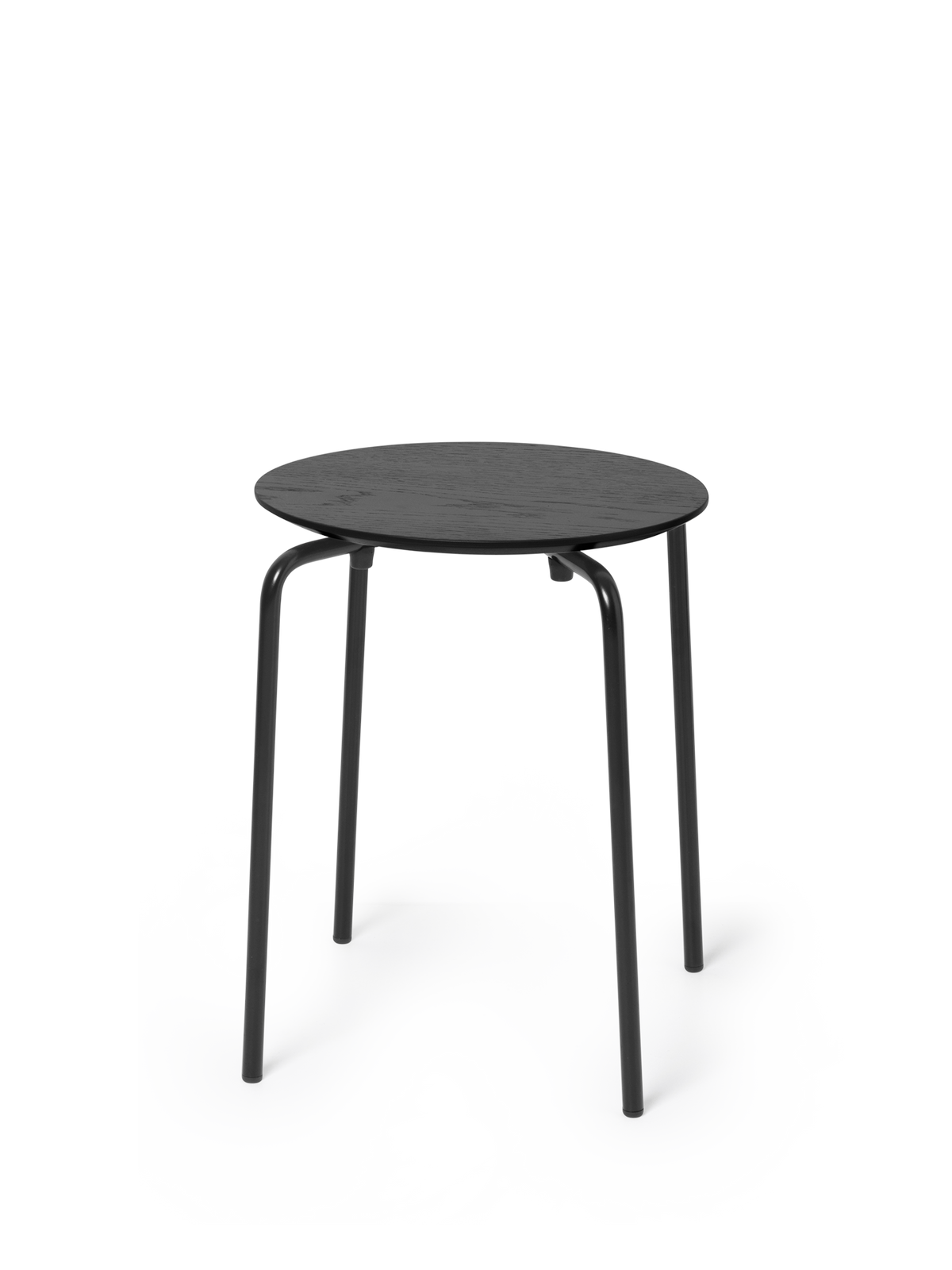 Tabouret Herman - Ferm Living-Pieds Noir-Noir-The Woods Gallery