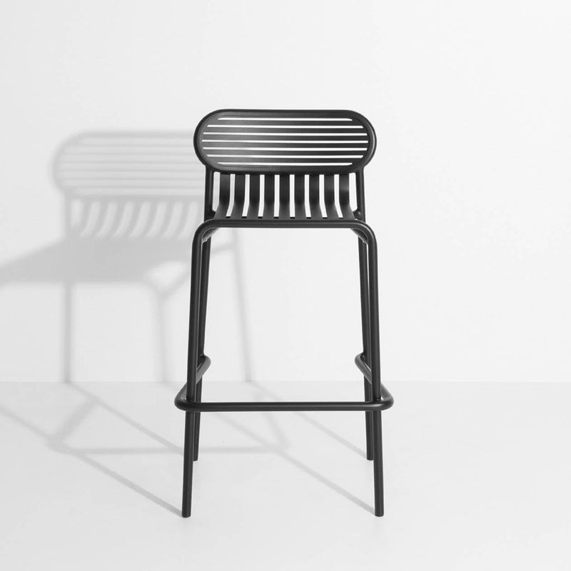 Tabouret de bar Week-end - Petite Friture-Noir-The Woods Gallery