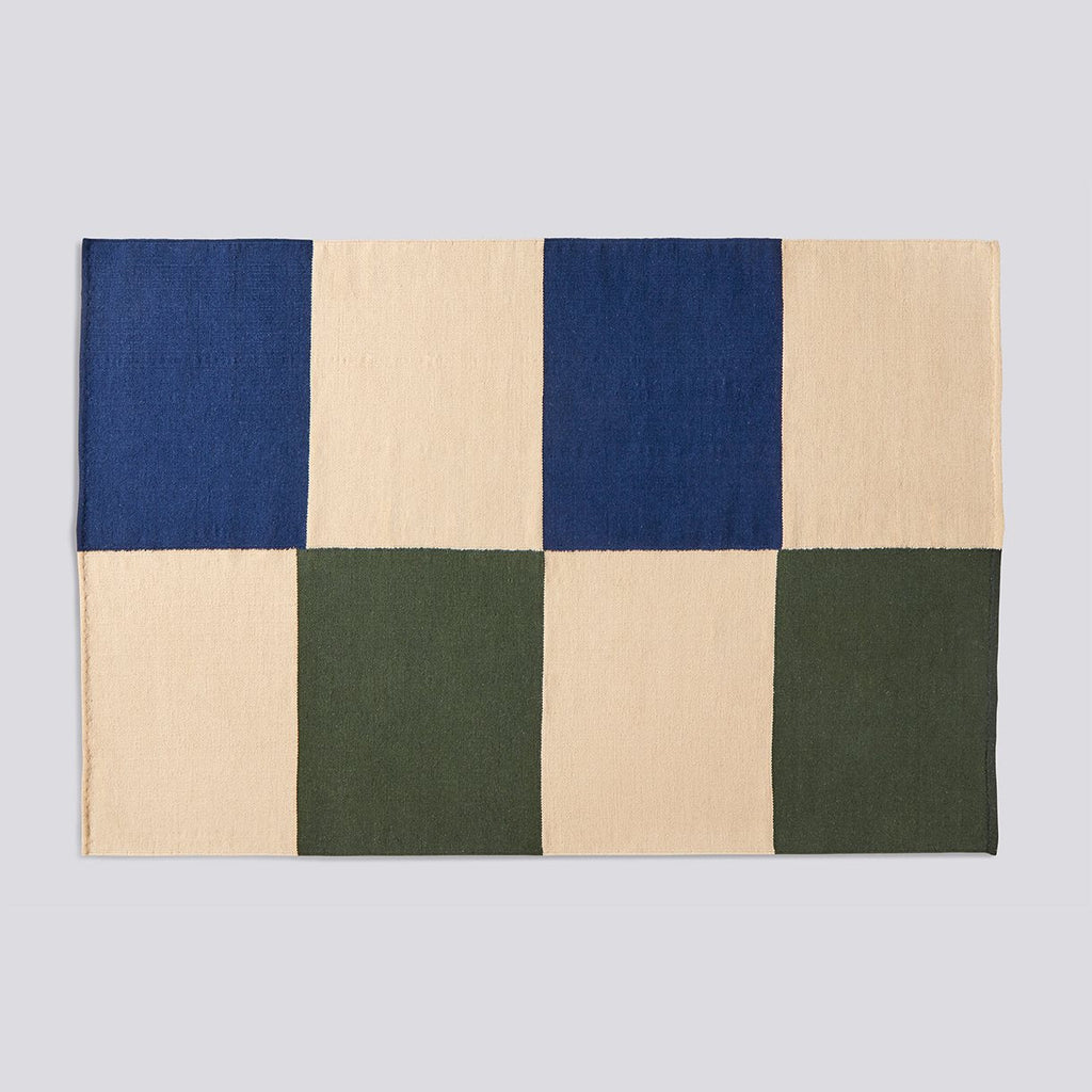 Tapis Ethan Cook Flat Works 200 x 300 cm - Hay-Blanc - Bleu - Vert-The Woods Gallery