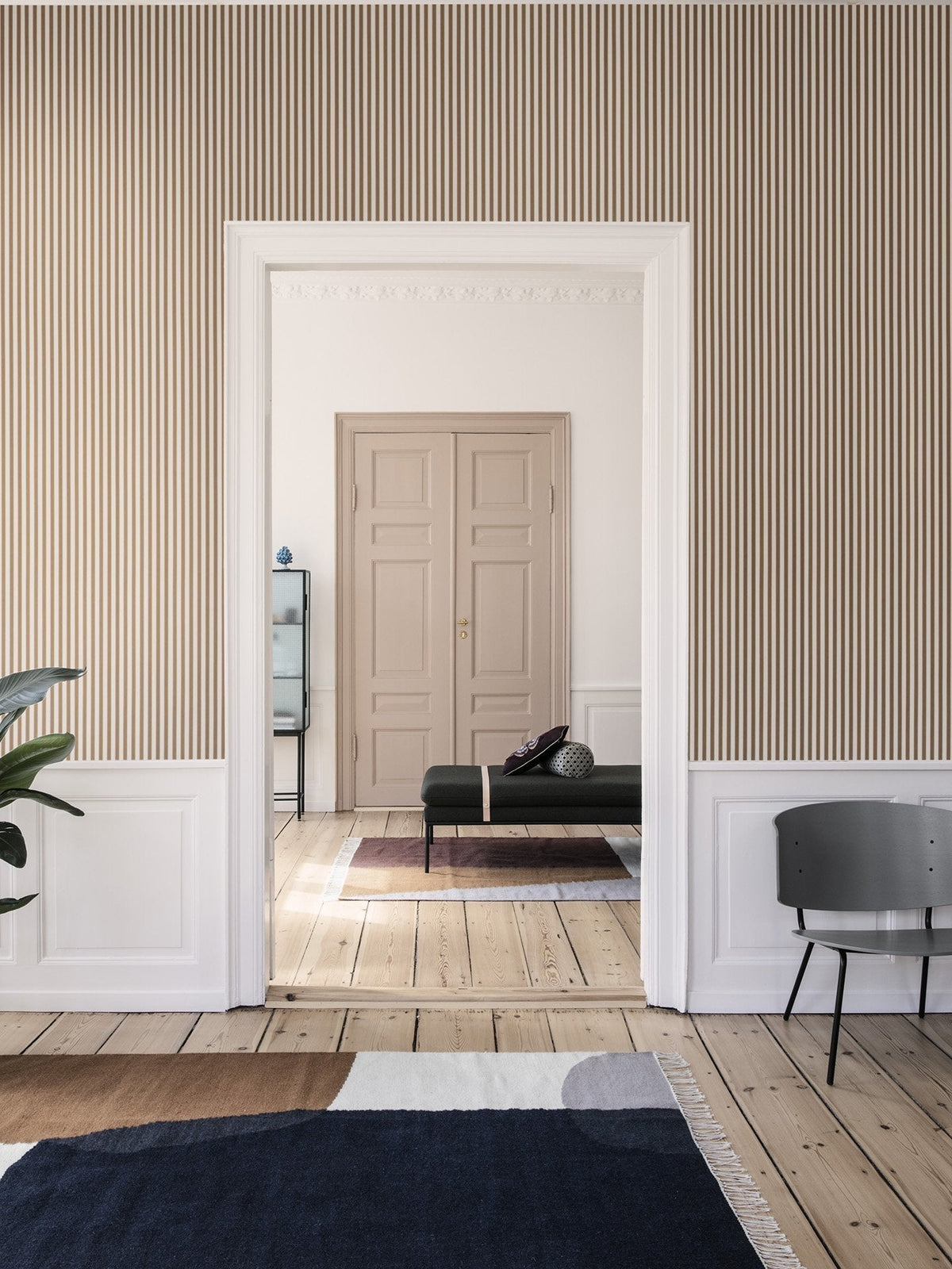 Tapis Kelim Merge - Ferm Living-160x250 cm-The Woods Gallery