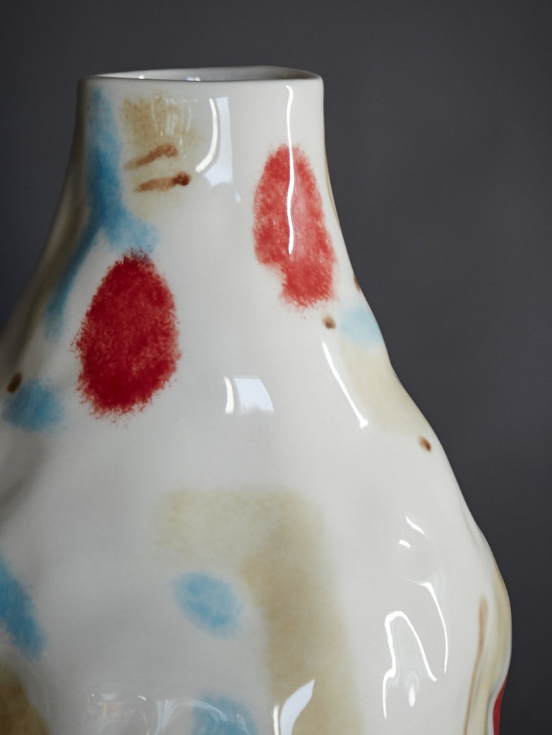 Vase Miro de Jessica Hans - Hay-gros plan sur les taches de l&