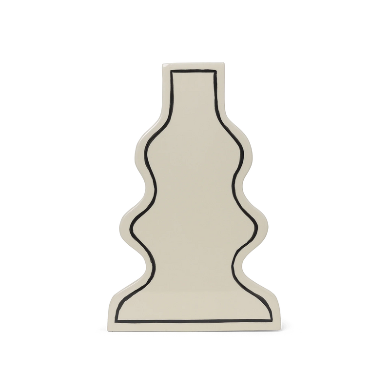 Vase Paste Curvy - Ferm Living-The Woods Gallery