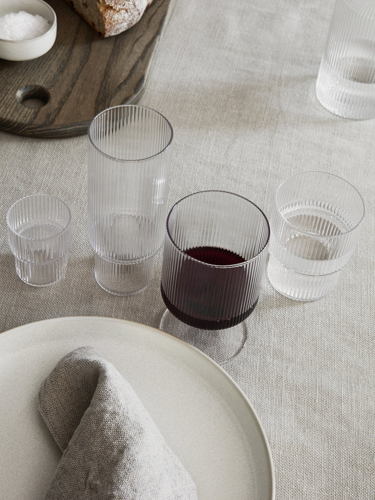 Verre à vin Ripple - Ferm Living-The Woods Gallery