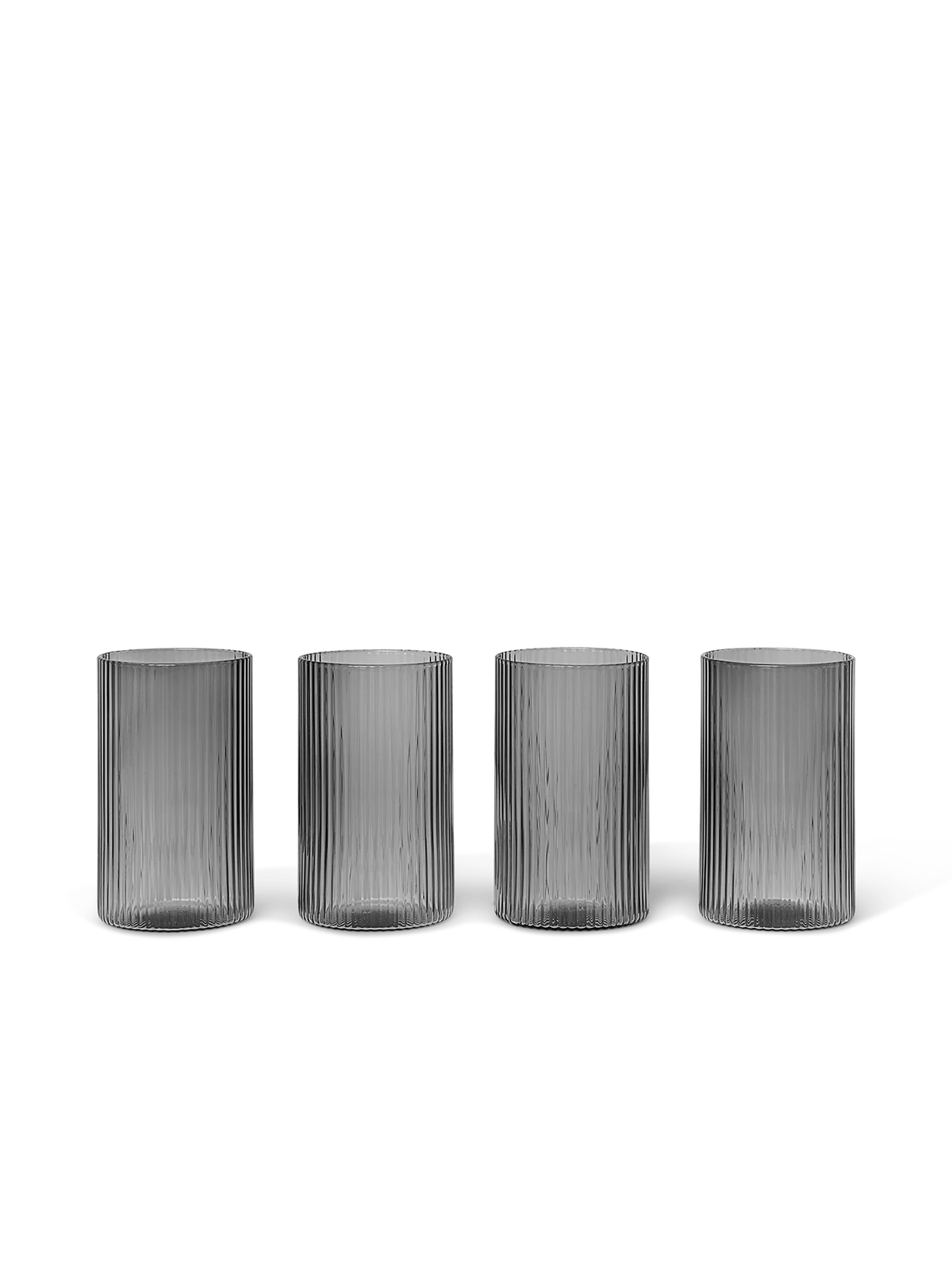 Verrines Ripple - set de 4 - Ferm Living-Gris-The Woods Gallery