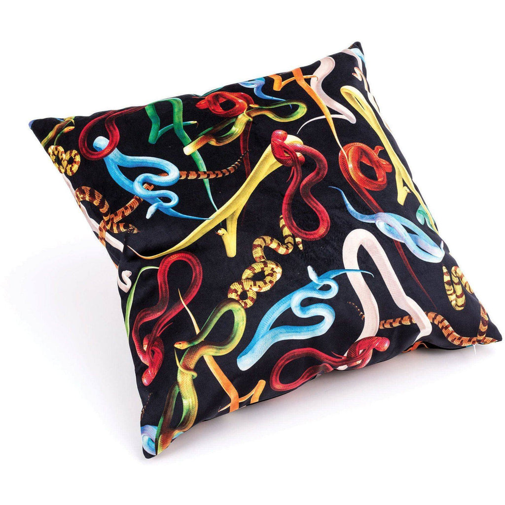 Coussin Snakes de ToiletPaper - Serpents - Seletti-The Woods Gallery