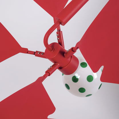Ampoule LED E27 12 W pour lampadaire LaPalma - Seletti-gros plan de la douille rouge et de l&