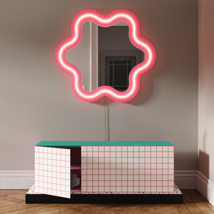 Buffet Super Cabinet Red Grid de Hello Again - Seletti-vue 2-The Woods Gallery