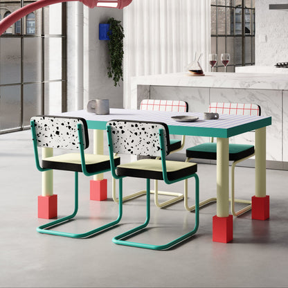 Table Super Table Blue Grid de Hello Again - Seletti-vue 1-The Woods Gallery