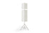 Lampadaire 3to9 de Neri&Hu - Cassina-vue de face, abat-jour blanc sur trépied-Cassina