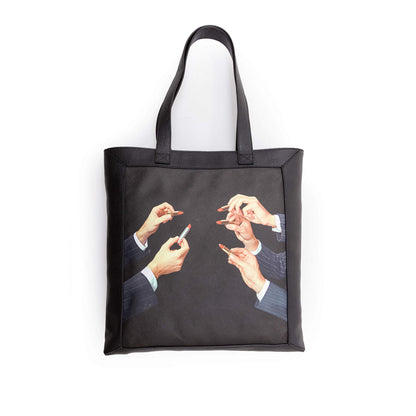 Tote bag Toiletpaper Lipsticks - Seletti-vue 3-The Woods Gallery
