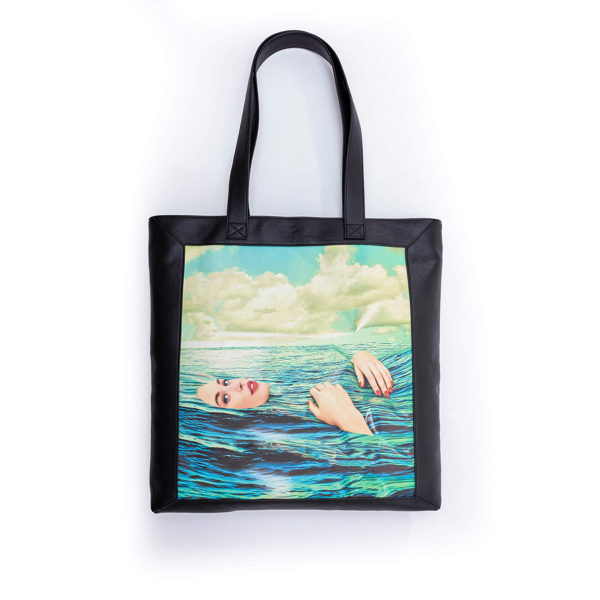 Tote bag Toiletpaper Seagirl - Seletti-vue 3-The Woods Gallery