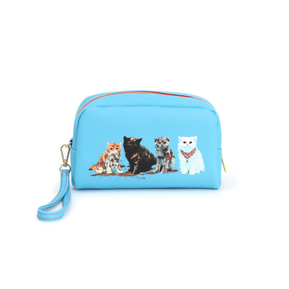 Trousse Kitty Gang 23x8 h.13 cm de ToiletPaper - Seletti-vue 1-The Woods Gallery