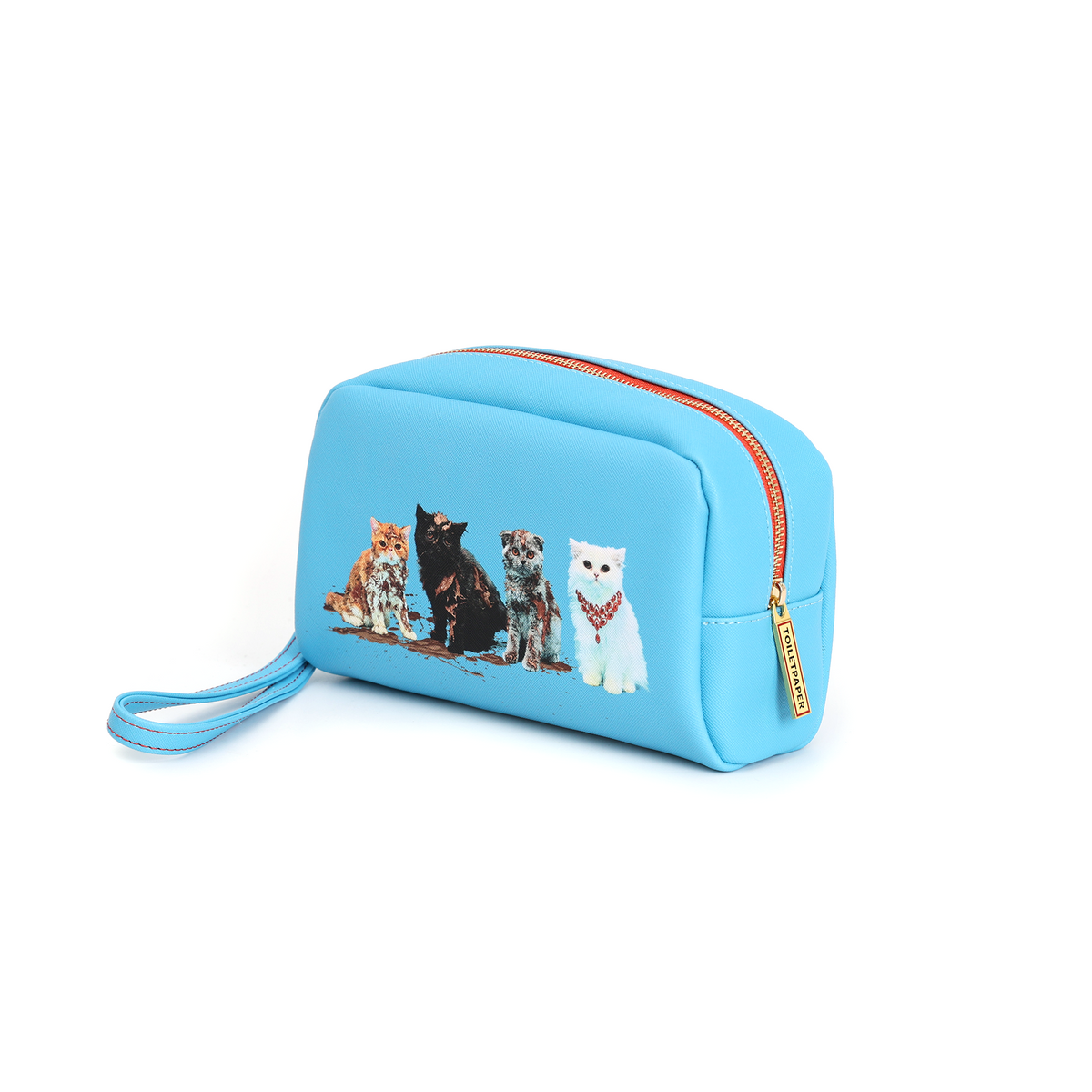 Trousse Kitty Gang 23x8 h.13 cm de ToiletPaper - Seletti-vue 3-The Woods Gallery