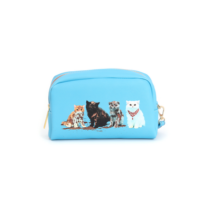 Trousse Kitty Gang 23x8 h.13 cm de ToiletPaper - Seletti-vue 4-The Woods Gallery