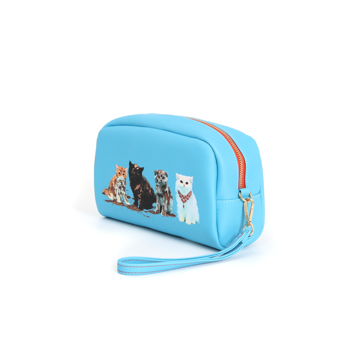 Trousse Kitty Gang 23x8 h.13 cm de ToiletPaper - Seletti-vue 5-The Woods Gallery