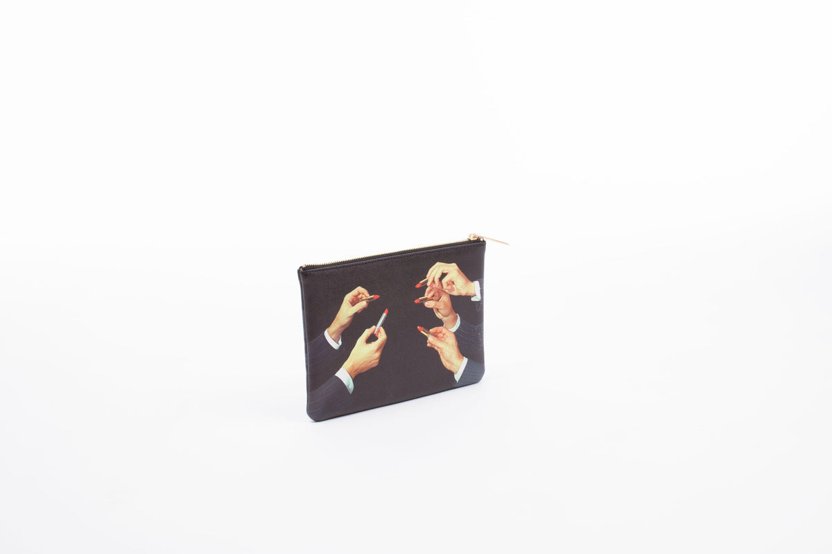 Trousse Lipsticks Black 21x15,5 cm de ToiletPaper - Seletti-vue 2-The Woods Gallery