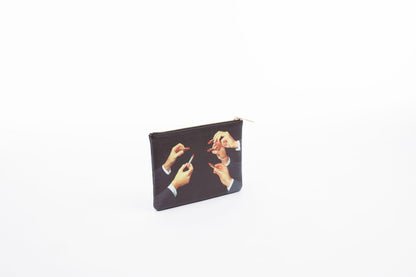 Trousse Lipsticks Black 21x15,5 cm de ToiletPaper - Seletti-vue 2-The Woods Gallery