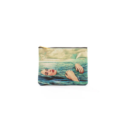 Trousse Sea Girl 21x15,5 cm de ToiletPaper - Seletti-vue 1-The Woods Gallery