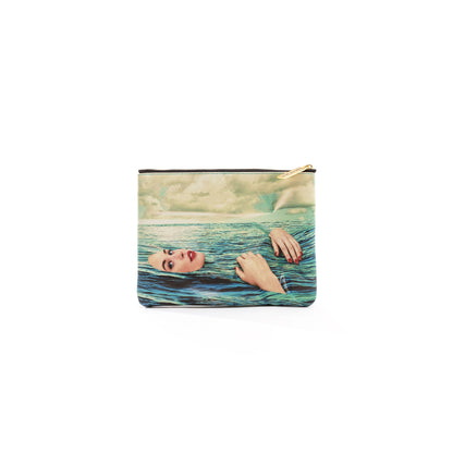 Trousse Sea Girl 21x15,5 cm de ToiletPaper - Seletti-vue 4-The Woods Gallery