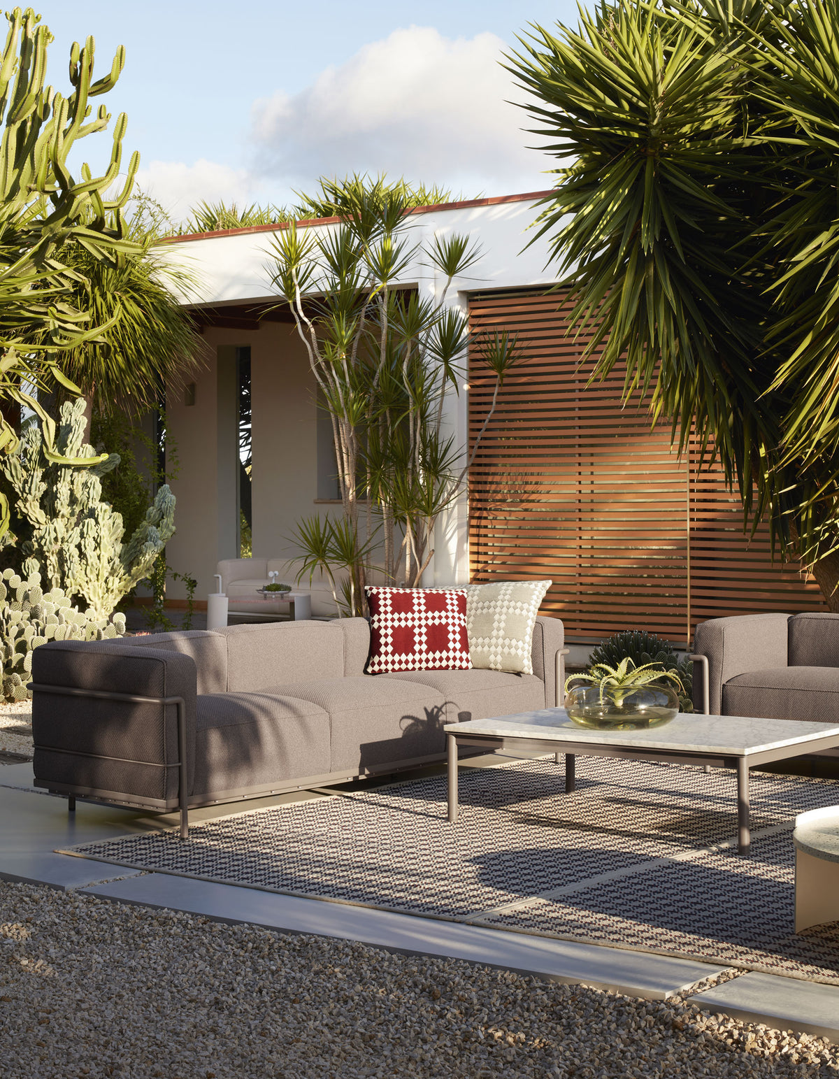 Table basse 10 en tube (LC10), Outdoor - Cassina-salon d&
