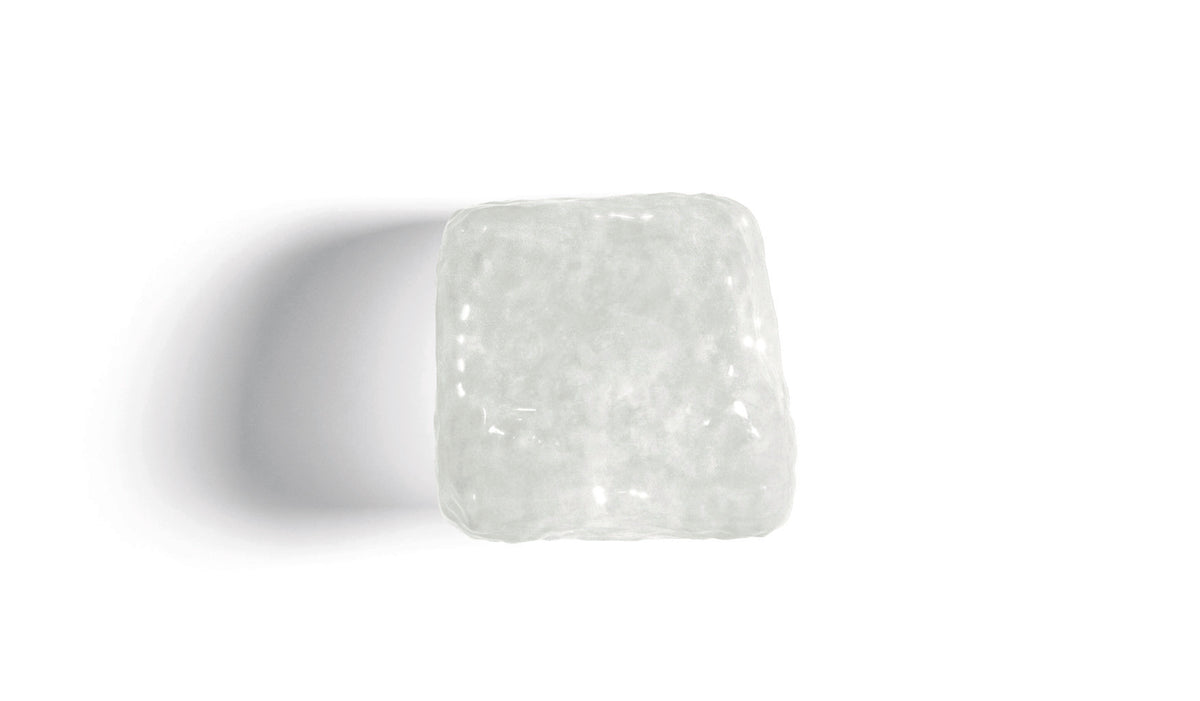Applique Wax, Stone, Light de Linde Freya Tangelder - Cassina-bloc de verre dépoli blanc translucide-Cassina