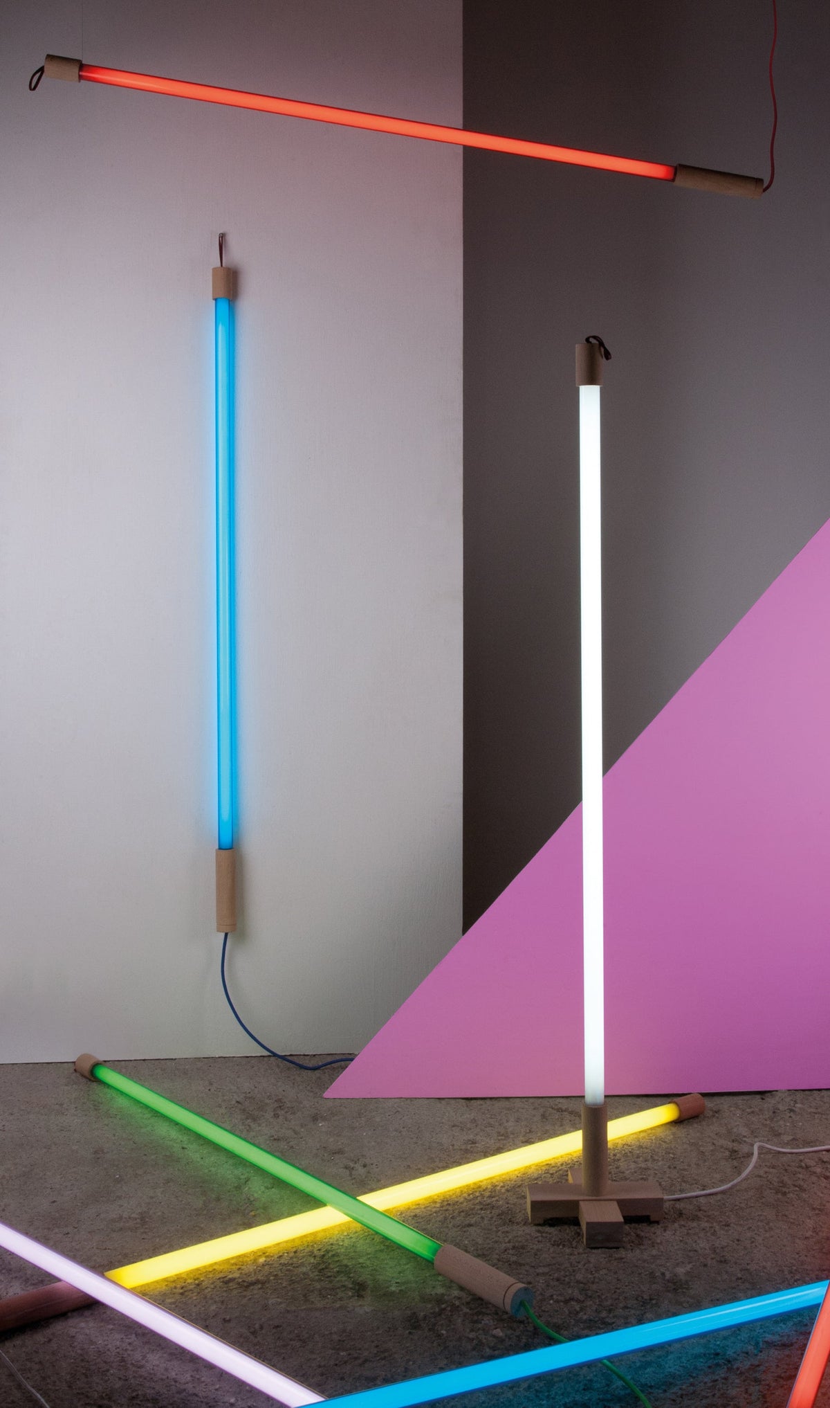 Lampe néon Linea LED de Selab + Alessandro Zambelli - Seletti-vue 11-The Woods Gallery