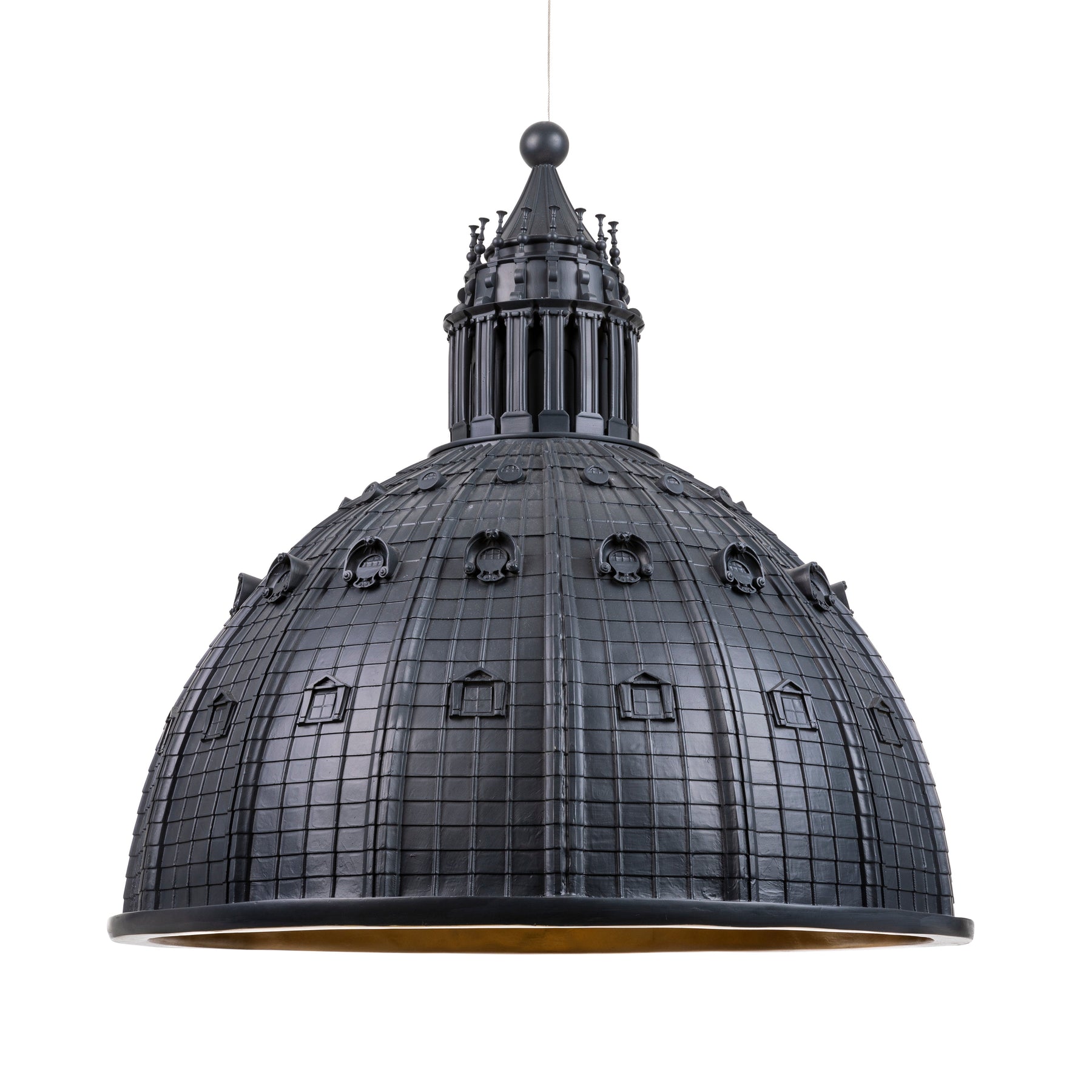Suspension Cupolone 70 grise de AMeBE - Seletti-vue 1-The Woods Gallery