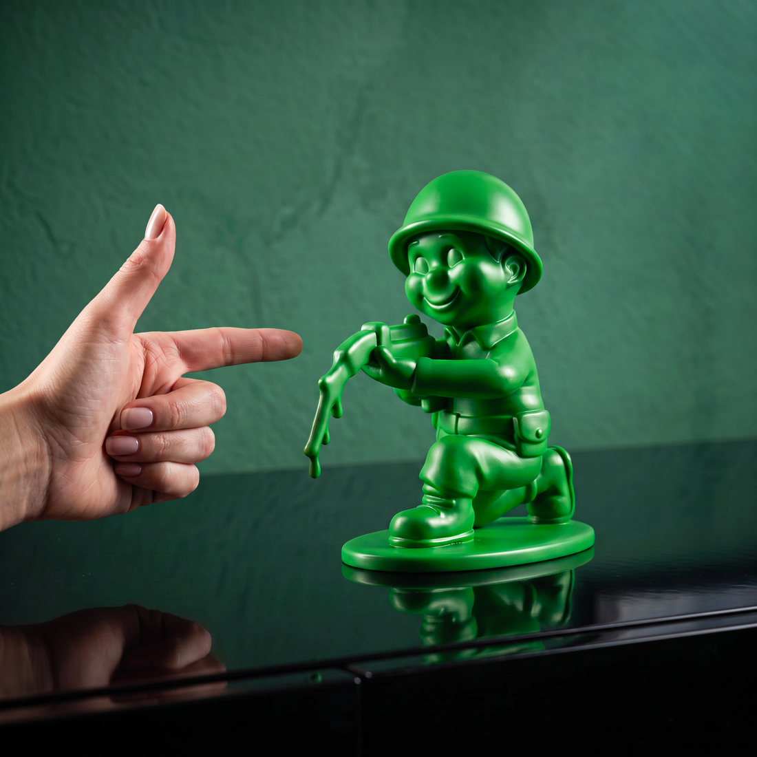 Figurine Plastic Peace de Gianpiero D&