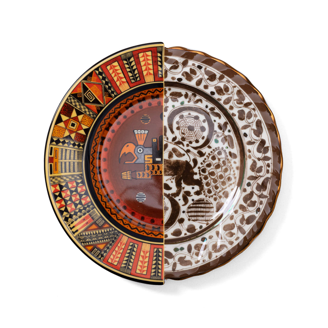 Assiette plate Hybrid Mitla de CTRLZAK - Seletti-vue 1-The Woods Gallery