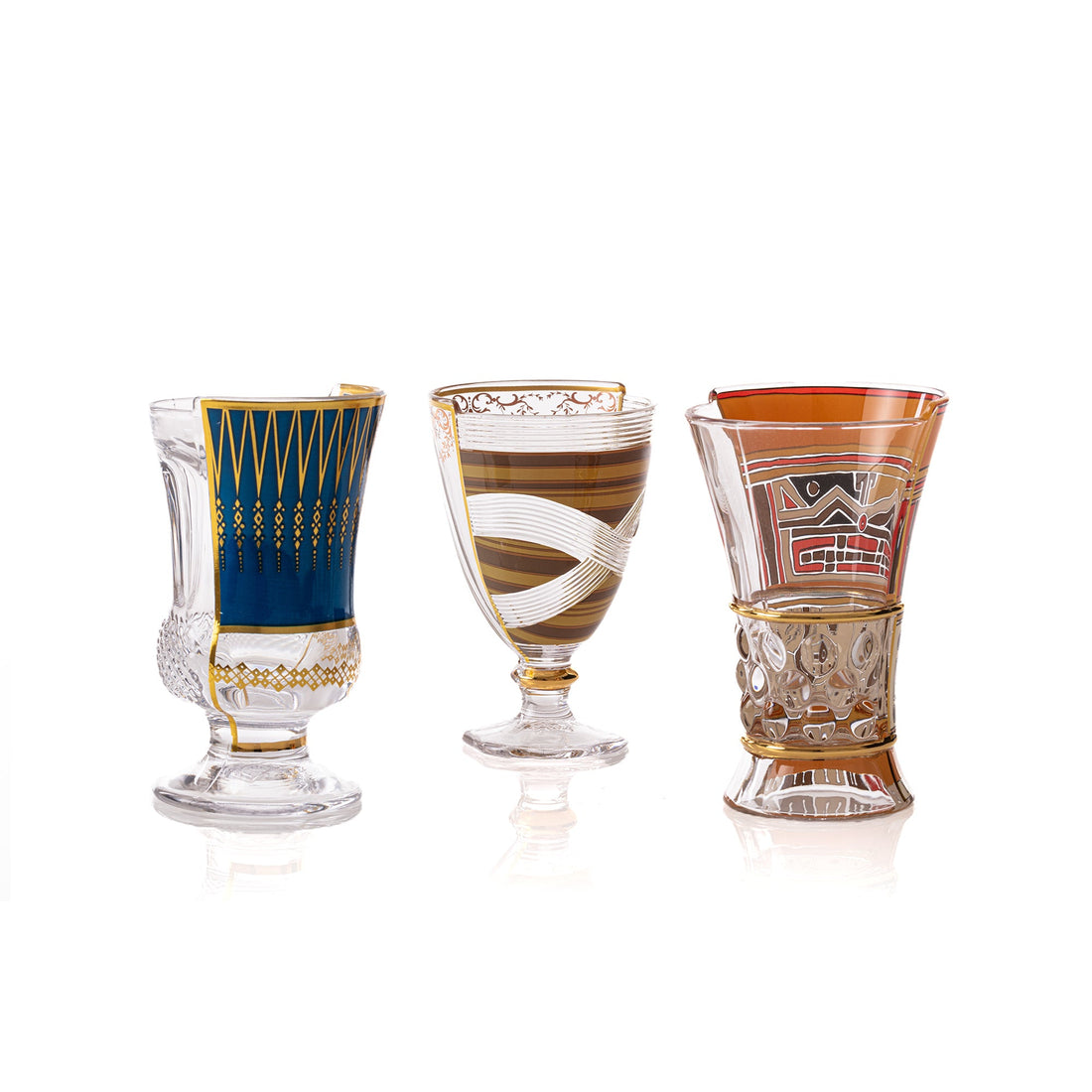 Lot de 3 verres Hybrid Pannotia de CTRLZAK - Seletti-vue 1-The Woods Gallery