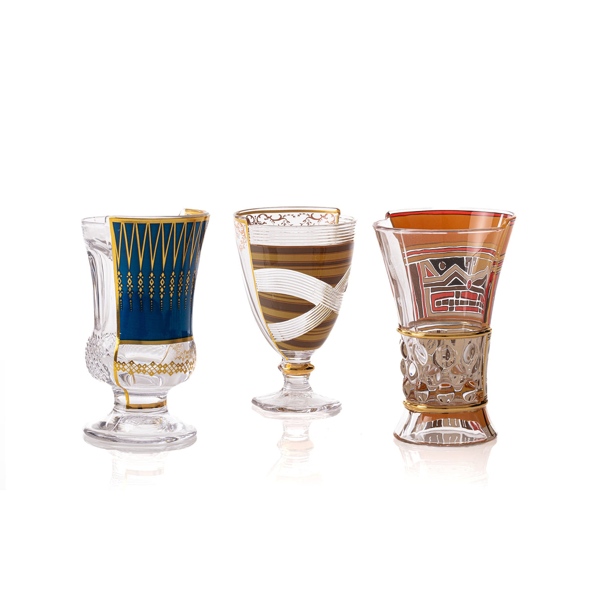Lot de 3 verres Hybrid Pannotia de CTRLZAK - Seletti-vue 1-The Woods Gallery