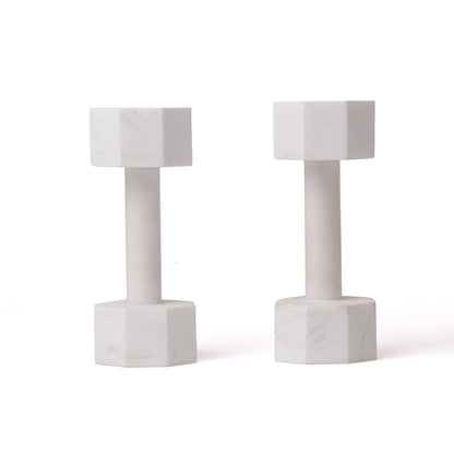 Lot de 2 haltères de marbre Lvdis 2 kg - Seletti-vue 2-The Woods Gallery