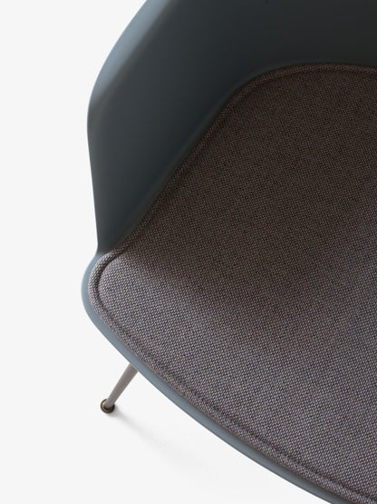 Fauteuil Rely HW33 Bleu clair avec galette d&