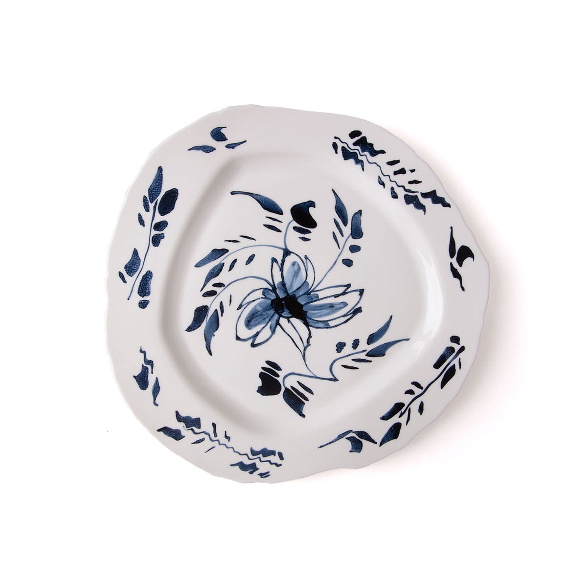Assiette plate English Delft Classics on Acid de Diesel Living - Seletti-vue 1-The Woods Gallery