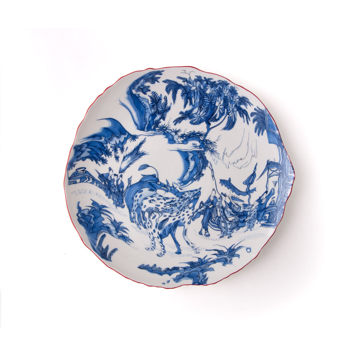 Assiette plate Blue Chinoiserie Classics on Acid de Diesel Living - Seletti-vue 1-The Woods Gallery