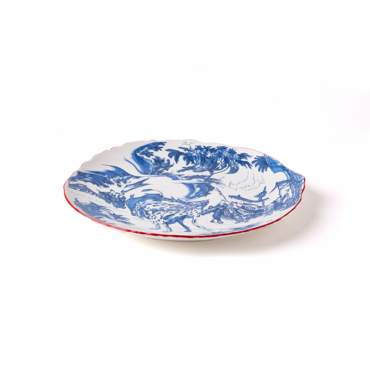 Assiette plate Blue Chinoiserie Classics on Acid de Diesel Living - Seletti-vue 2-The Woods Gallery
