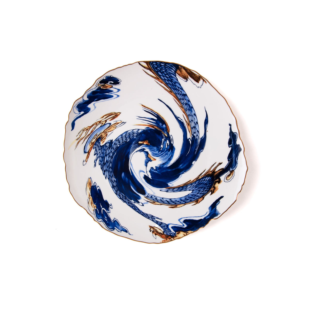 Assiette plate Imari Dragon Classics on Acid de Diesel Living - Seletti-vue 1-The Woods Gallery