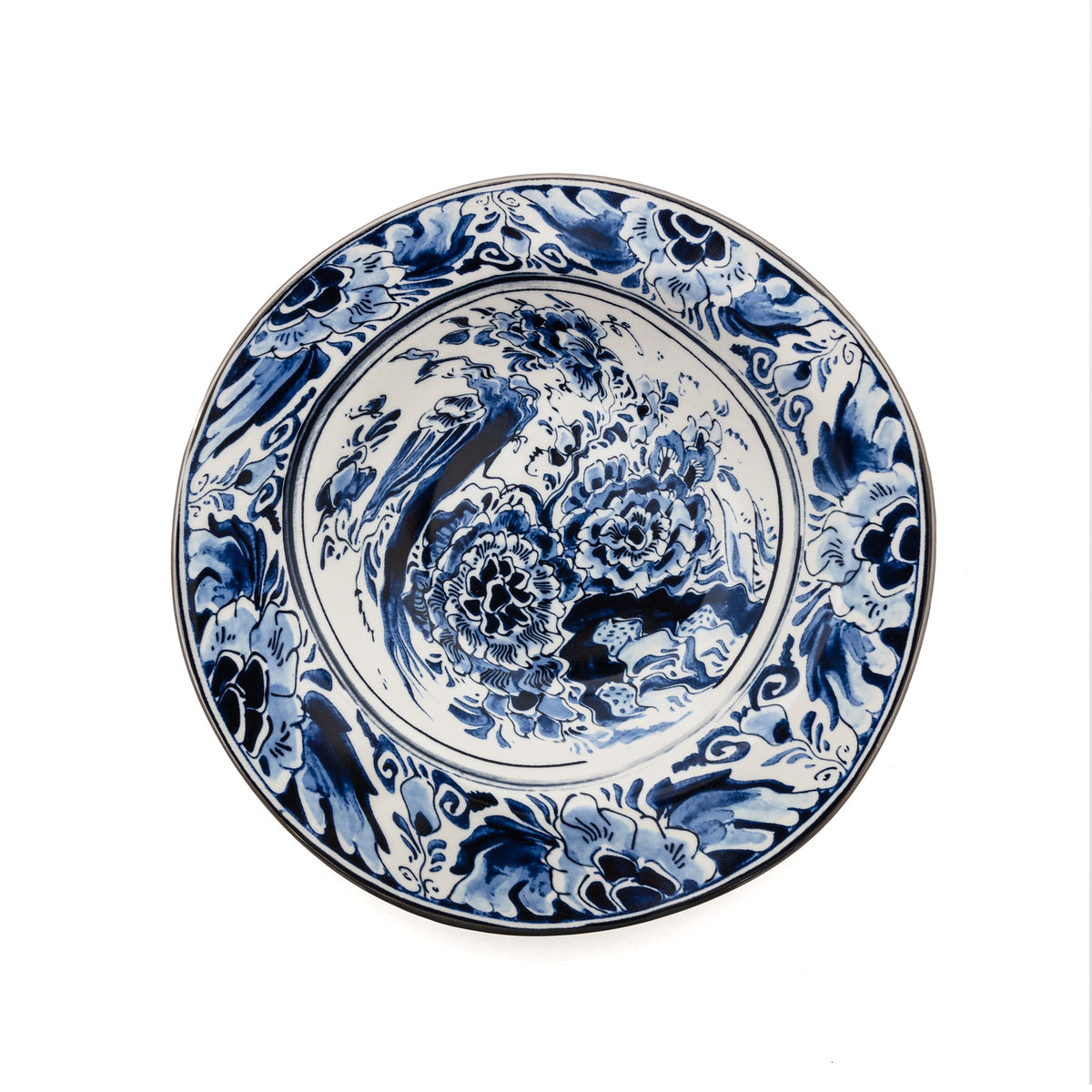 Assiette creuse Flower Bird Classics on Acid de Diesel Living - Seletti-vue 1-The Woods Gallery