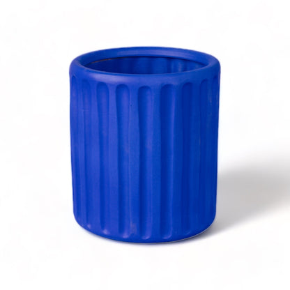 Vase Dorico bleu et soucoupe Magna Graecia de Antonio Aricò - Seletti-vue 6-The Woods Gallery