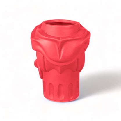 Vase Testa di Moro Man Magna Graecia rose de Antonio Aricò - Seletti-profil gauche, reliefs du visage-Seletti