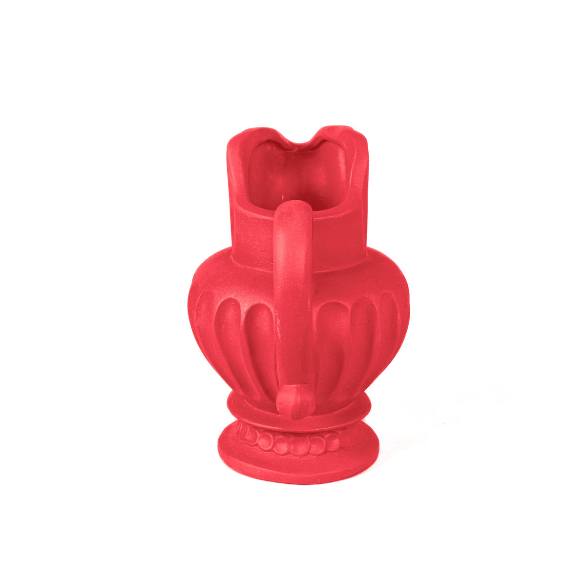 Pichet Caraffa Magna Graecia rose de Antonio Aricò - Seletti-pichet vu de face, bec pincé-Seletti