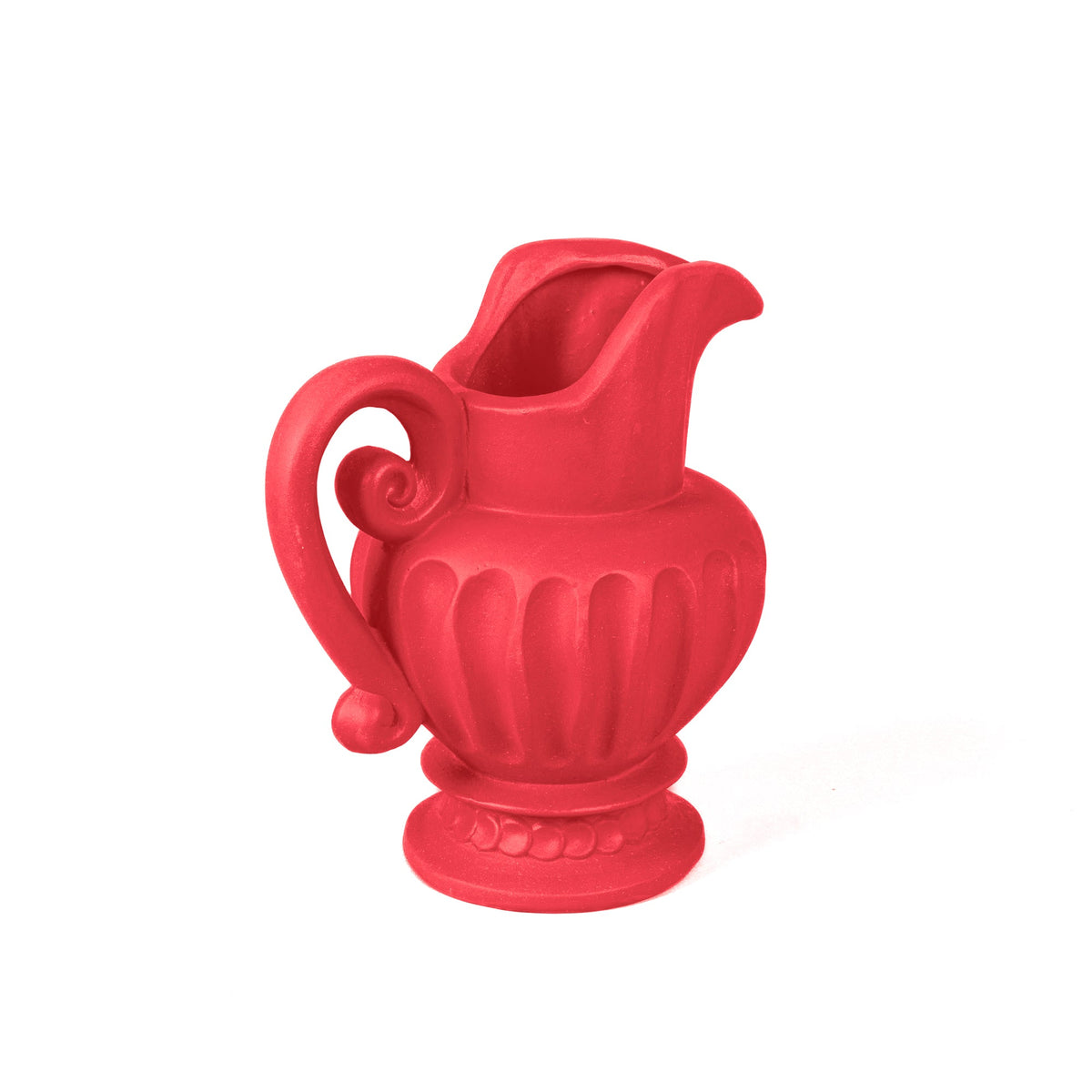 Pichet Caraffa Magna Graecia rose de Antonio Aricò - Seletti-pichet de profil, anse enroulée-Seletti