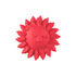 Décoration murale Sole Magna Graecia rose de Antonio Aricò - Seletti-un soleil au visage endormi en terre cuite rose, vu de face-Seletti
