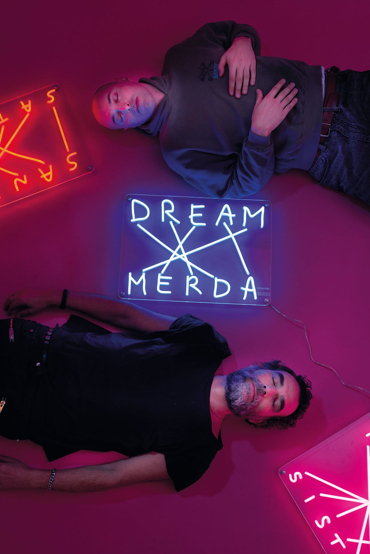 Enseigne lumineuse Dream Merda de Nico Vascellari - Seletti-vue 5-The Woods Gallery