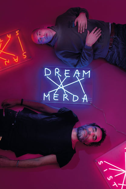 Enseigne lumineuse Dream Merda de Nico Vascellari - Seletti-vue 5-The Woods Gallery