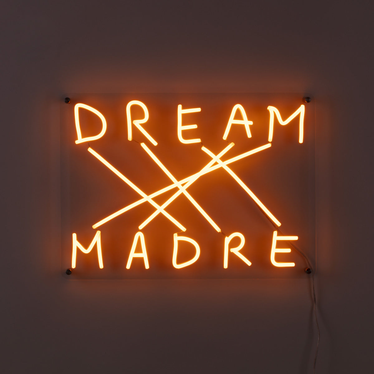 Enseigne lumineuse Dream Madre de Nico Vascellari - Seletti-vue 4-The Woods Gallery