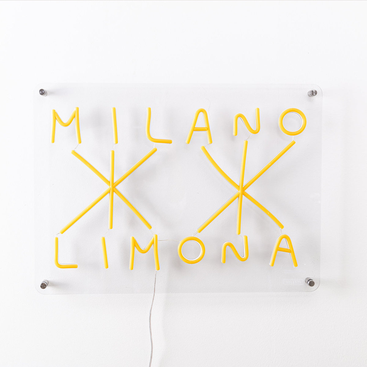 Enseigne lumineuse Milano Limona de Nico Vascellari - Seletti-vue 2-The Woods Gallery